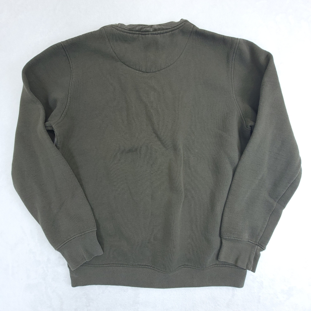Lacoste Mens Green Medium Cotton Blend Crewneck Sweater *Missing Size Tag* - Picture 2 of 4